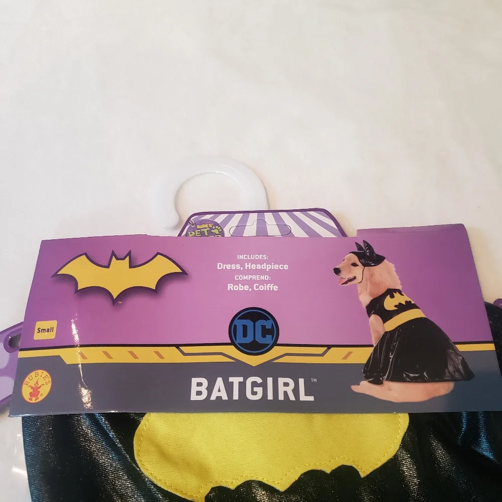 NWT Rubie's DC Heroes and Villains Collection Pet Costume - Batgirl